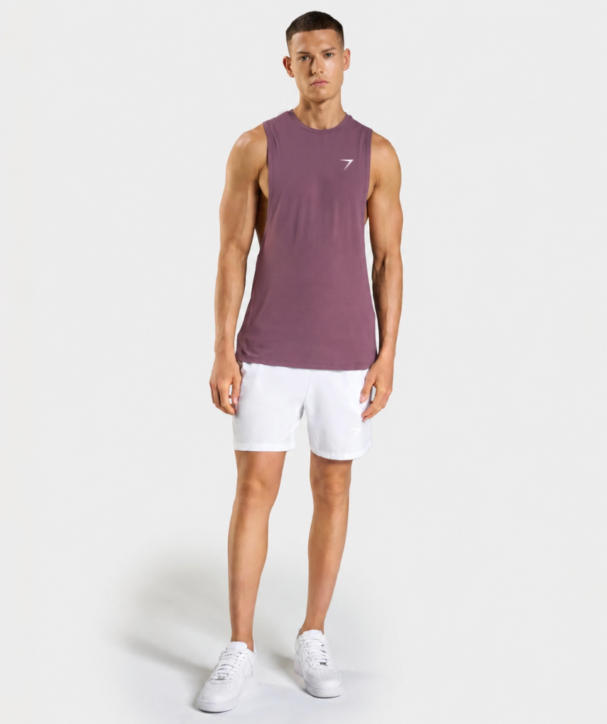 Air Cool Drop Arm Tank Burgundy Air Cool Drop Arm Tank Burgundy