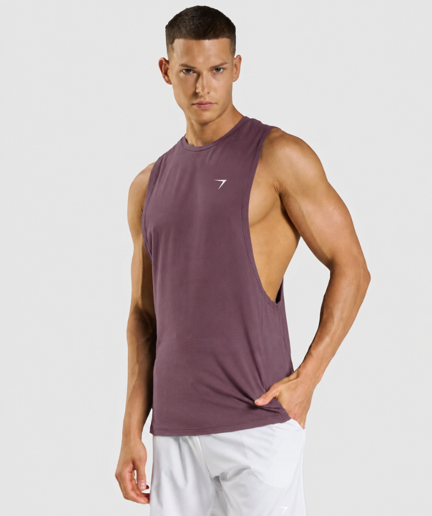 Air Cool Drop Arm Tank Burgundy Air Cool Drop Arm Tank Burgundy