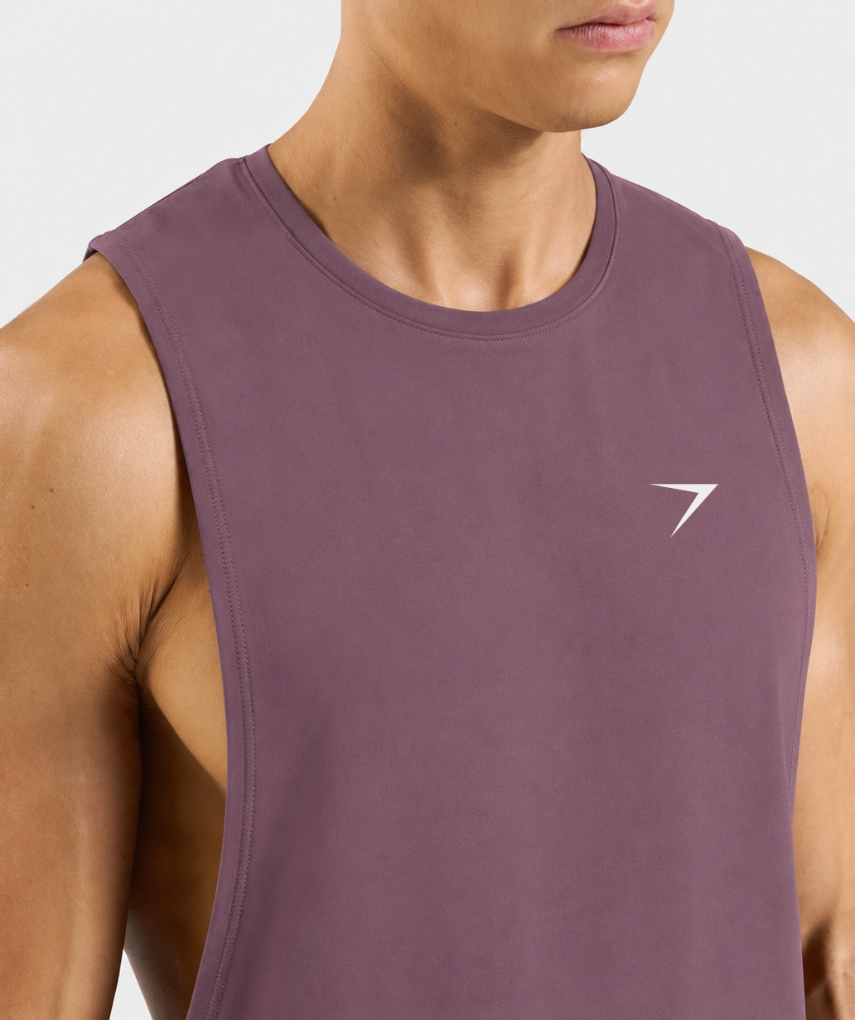Air Cool Drop Arm Tank Burgundy Air Cool Drop Arm Tank Burgundy