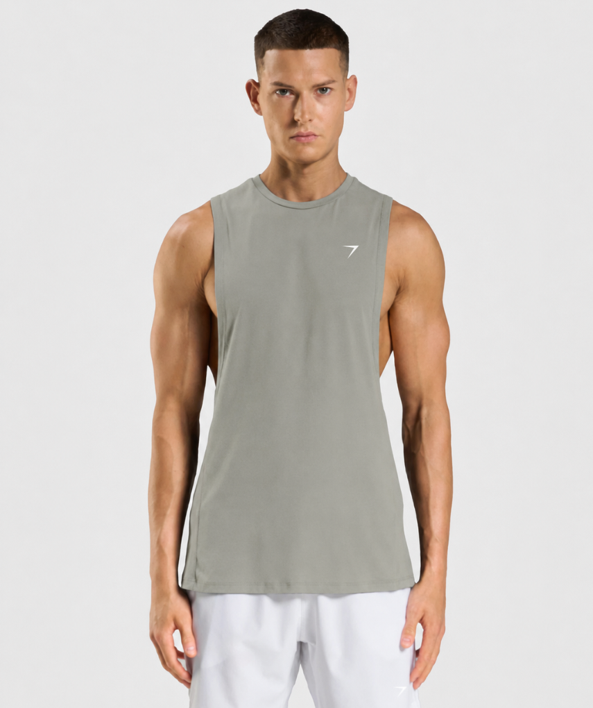 Air Cool Drop Arm Tank Light Grey