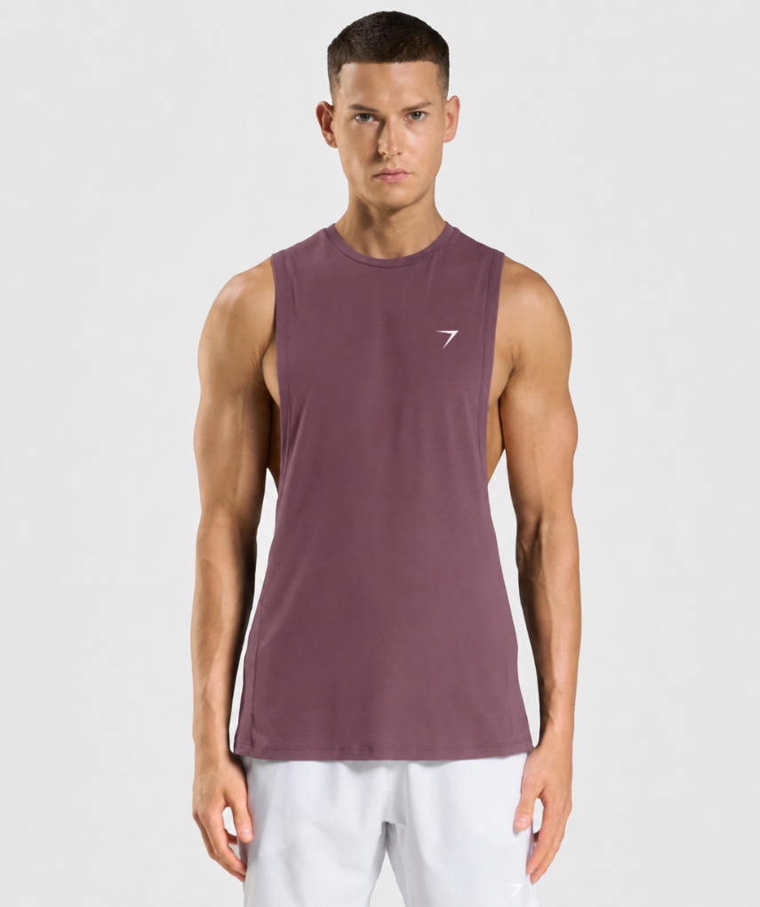 Air Cool Drop Arm Tank Burgundy