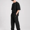 Air Cool Oversized Jogger Black