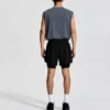 Essential Oversized Tank Dark Grey Essential Oversized Tank Dark Grey