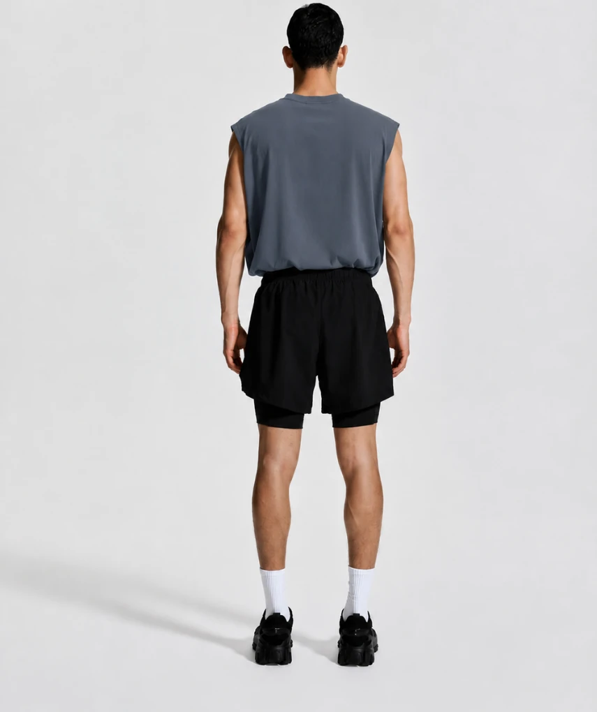 Essential Oversized Tank Dark Grey Essential Oversized Tank Dark Grey