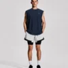 Essential Oversized Tank Navy Essential Oversized Tank Navy