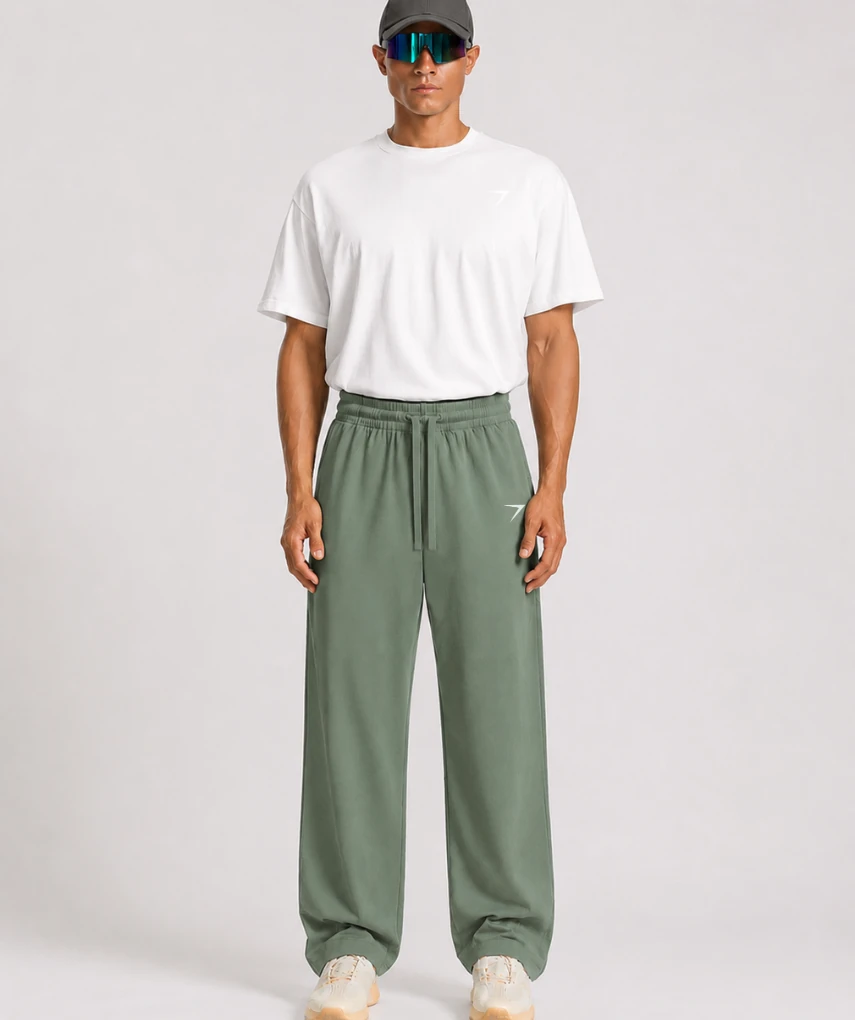 Air Cool Oversized Jogger Light Olive Air Cool Oversized Jogger Light Olive