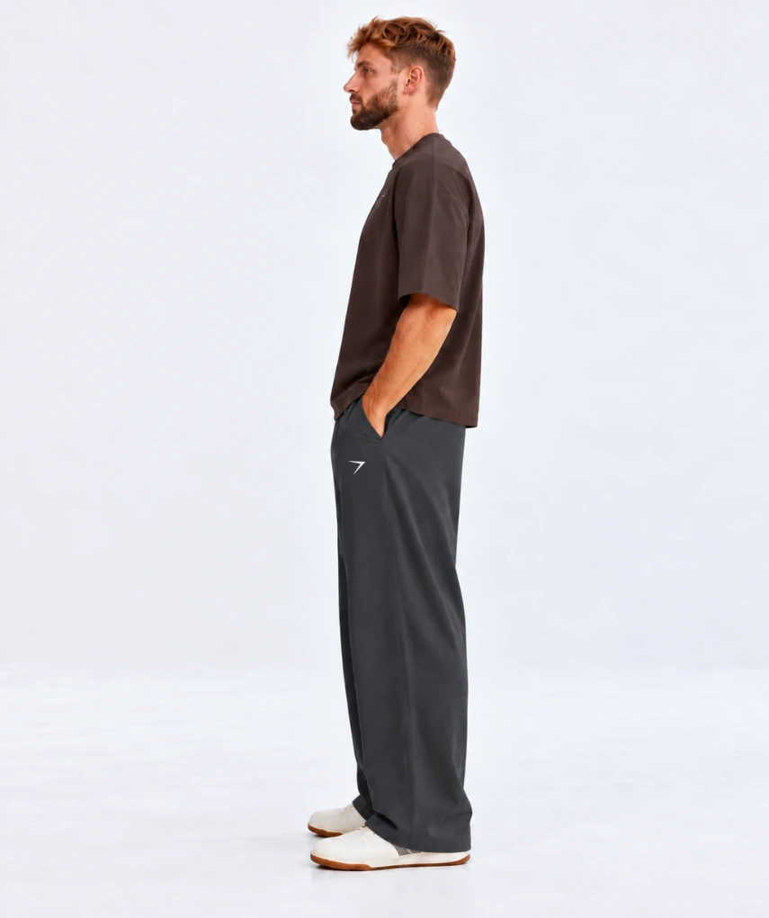 Oversized Boxy Style T-Shirt Coffee