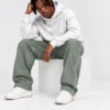 Loose Fit Sports joggers Light Olive
