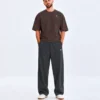 Oversized Boxy Style T-Shirt Coffee