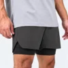 Hybrid 2 In 1 Shorts Coal