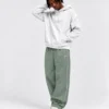 Loose Fit Sports joggers Light Olive