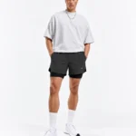 Hybrid 2 In 1 Shorts Coal