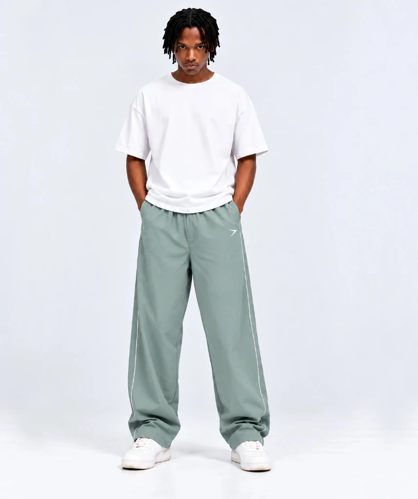 Loose Fit Sports joggers Ice Blue