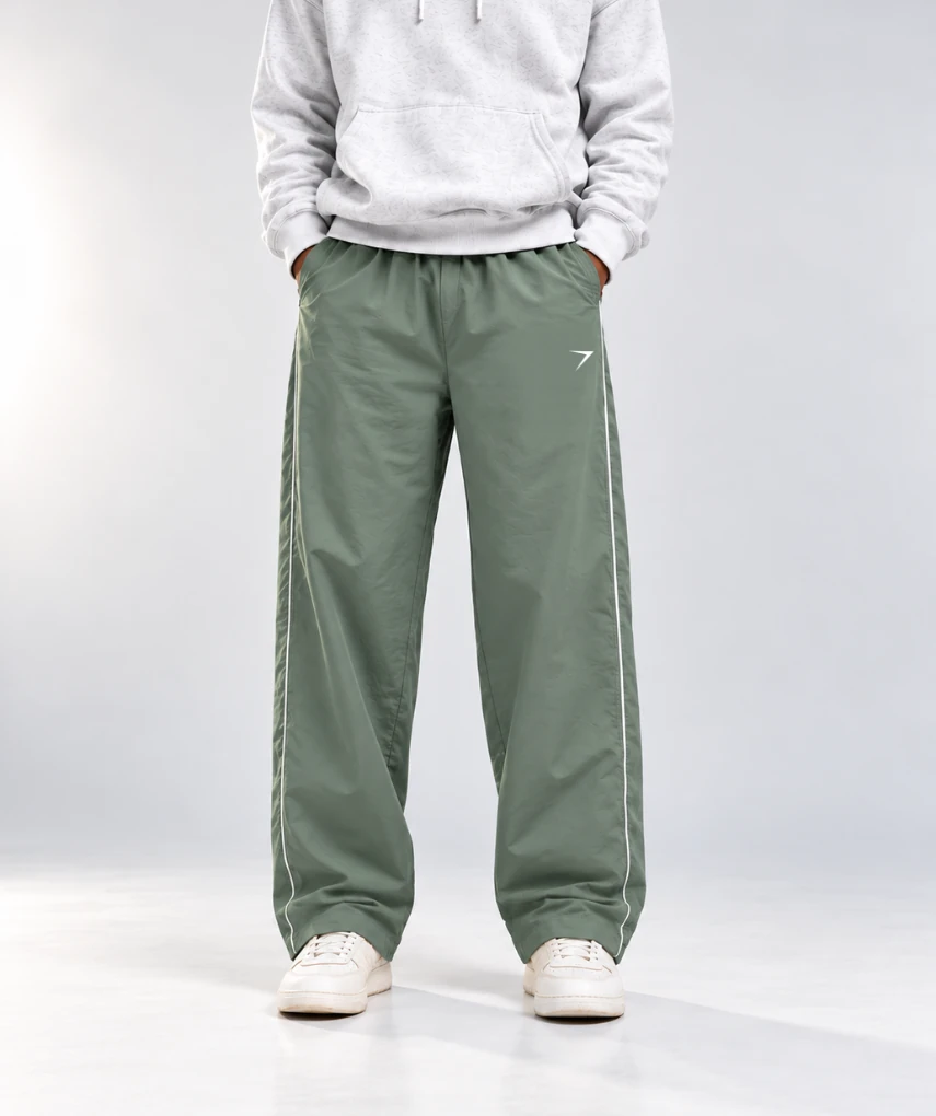 Loose Fit Sports joggers Light Olive